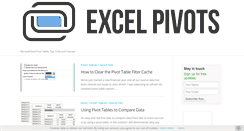 Desktop Screenshot of excelpivots.com
